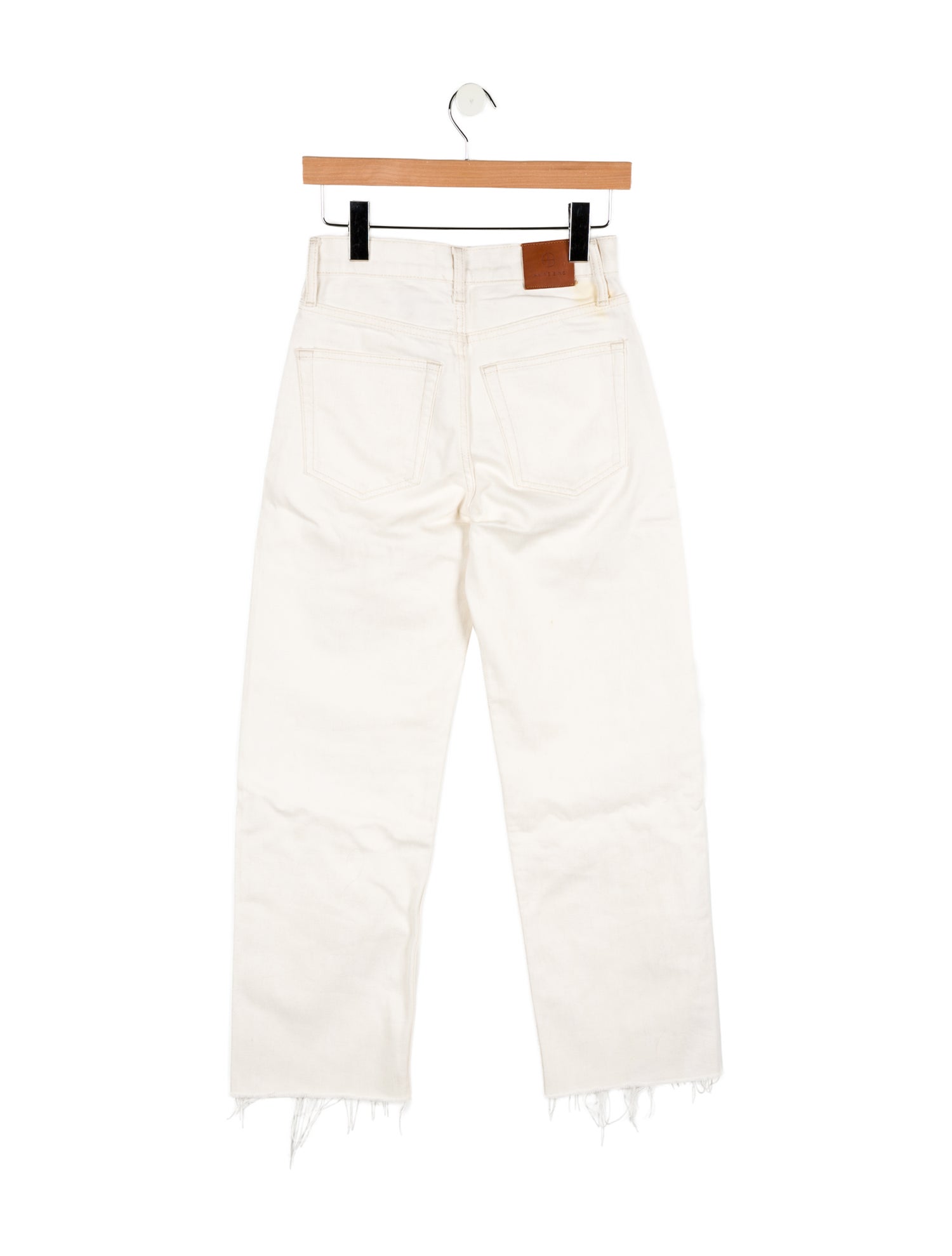 Anine Bing Mid-Rise Straight Leg Jeans